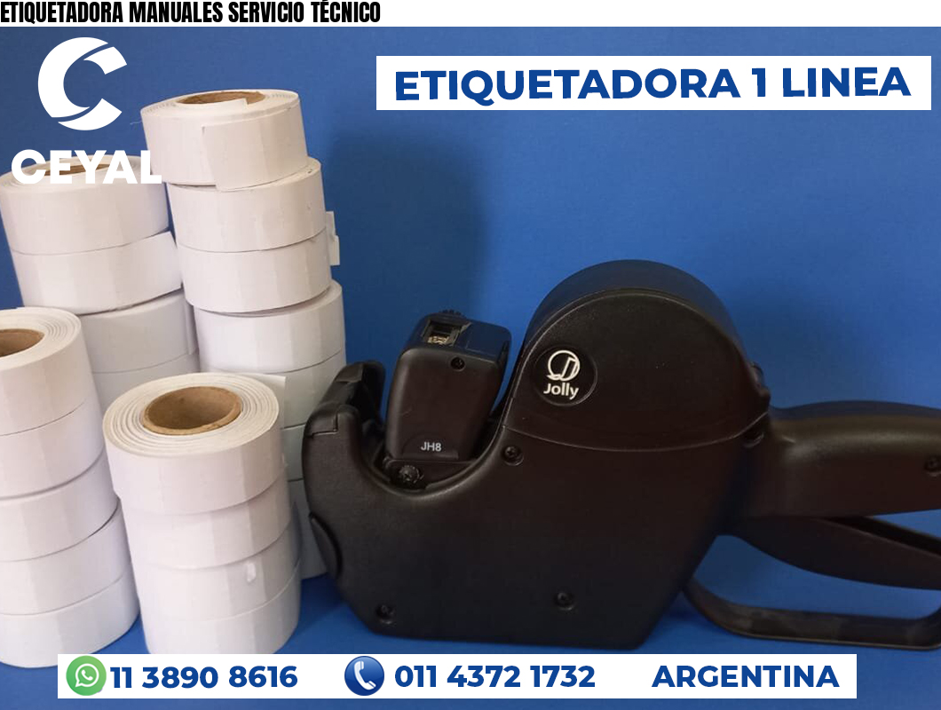 ETIQUETADORA MANUALES SERVICIO TÉCNICO