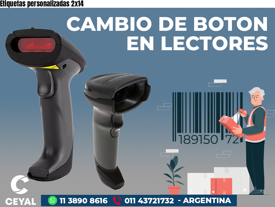 Etiquetas personalizadas 2x14