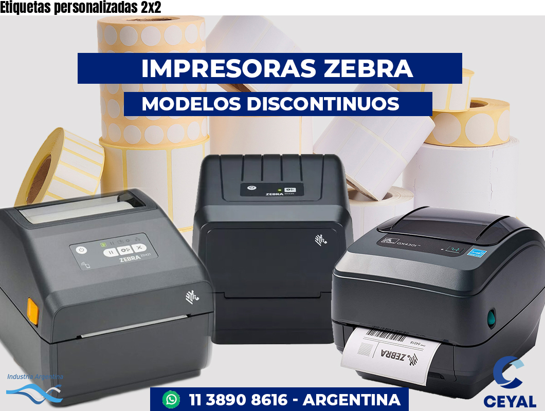 Etiquetas personalizadas 2x2