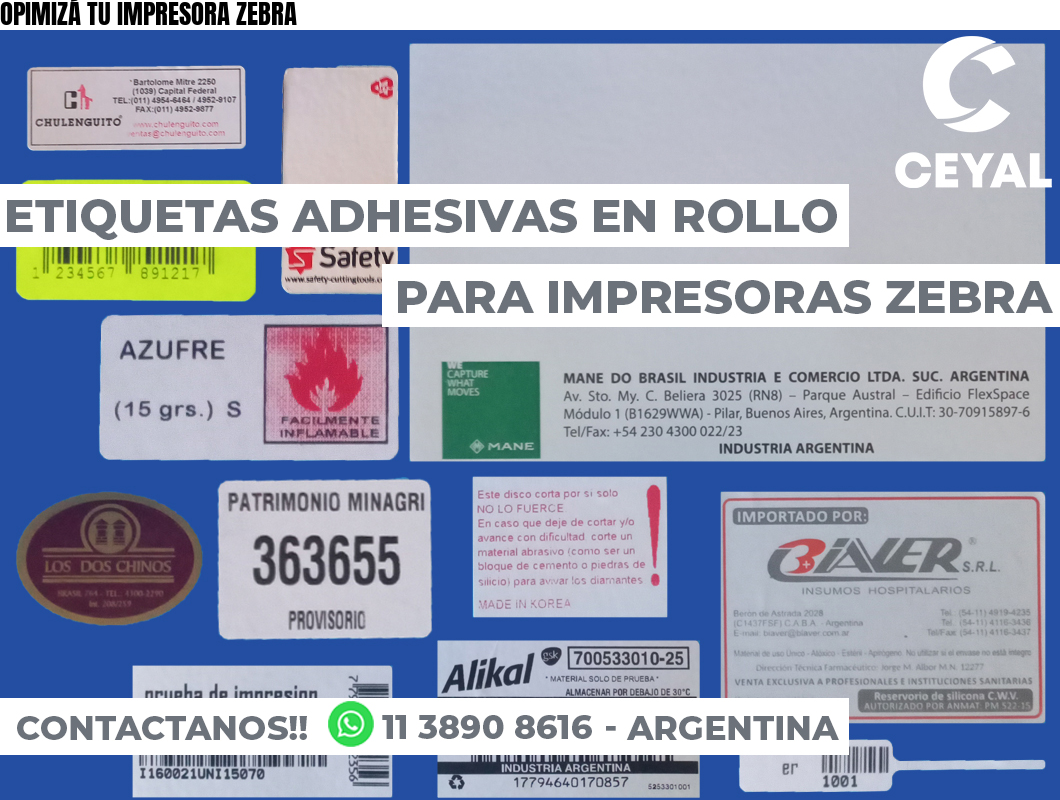 OPIMIZÁ TU IMPRESORA ZEBRA