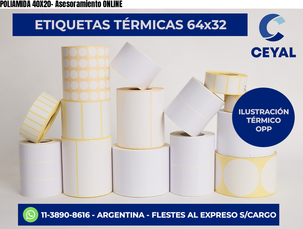 POLIAMIDA 40X20- Asesoramiento ONLINE