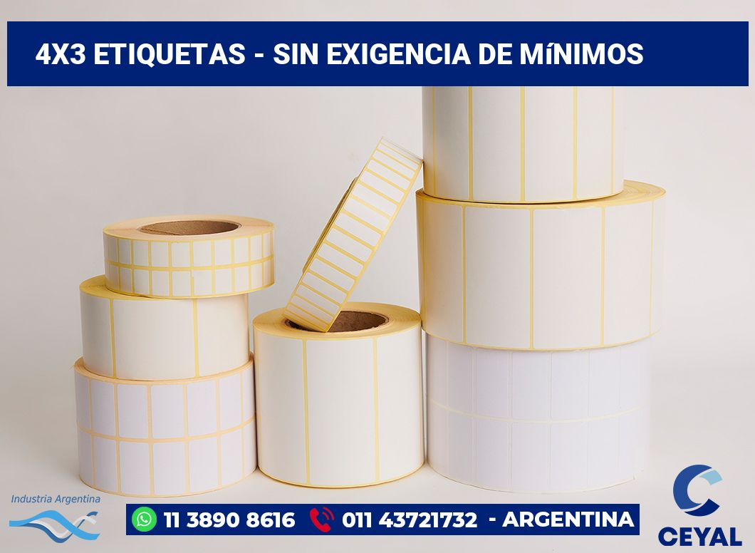 4x3 Etiquetas