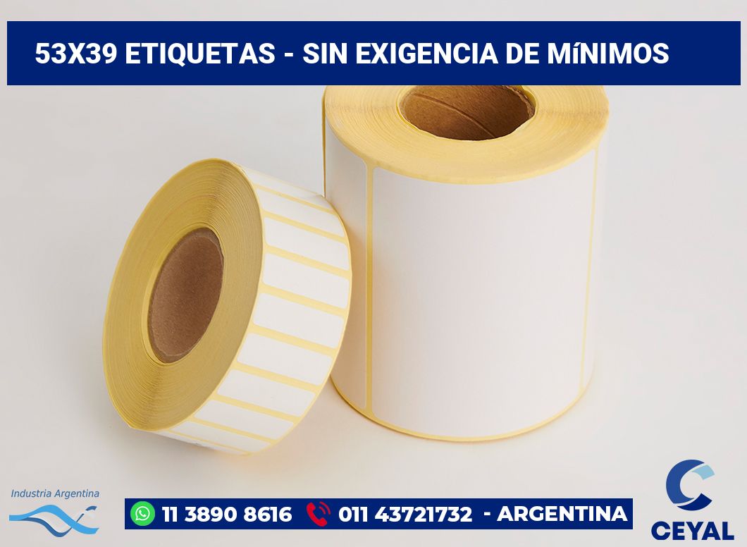 53x39 Etiquetas
