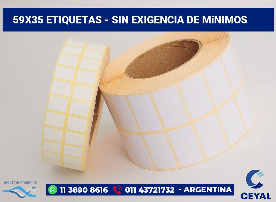 59×35 Etiquetas