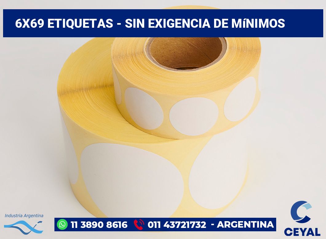 6x69 Etiquetas
