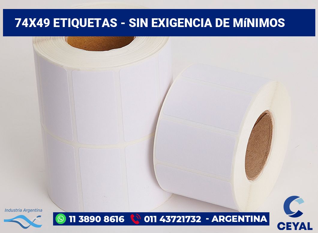 74x49 Etiquetas