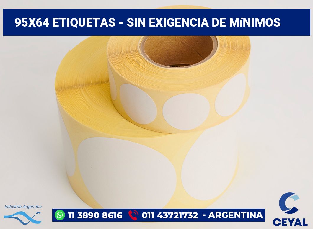 95×64 Etiquetas