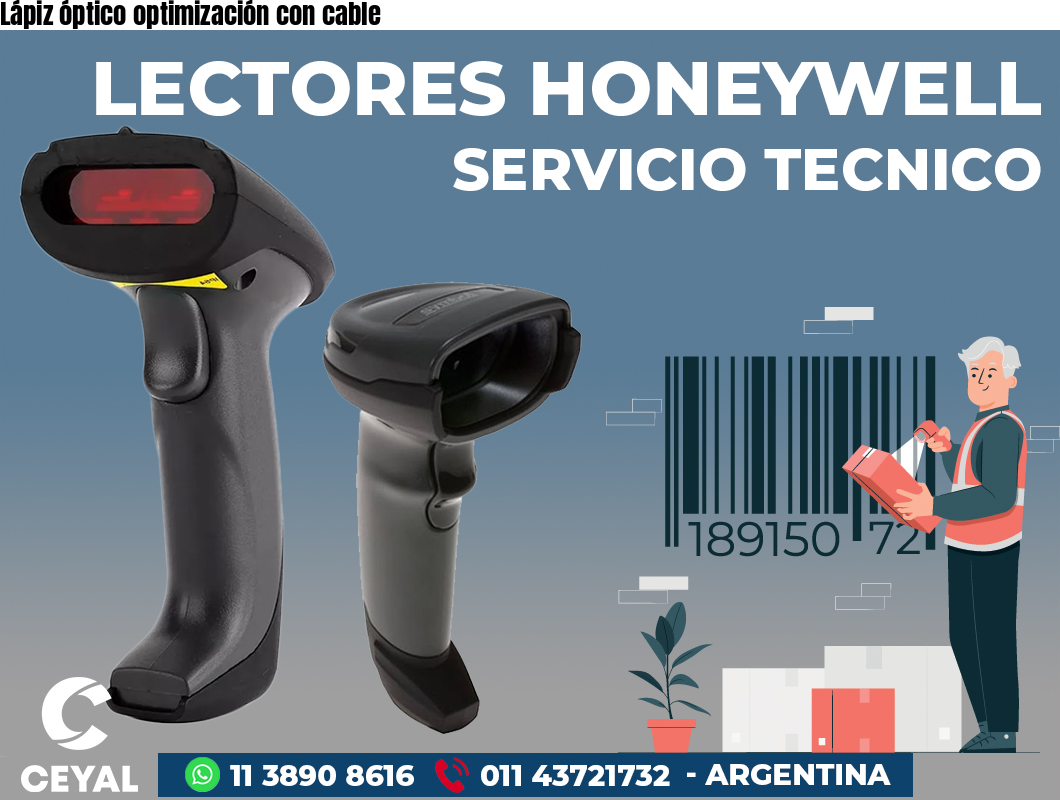 Lápiz óptico optimización con cable