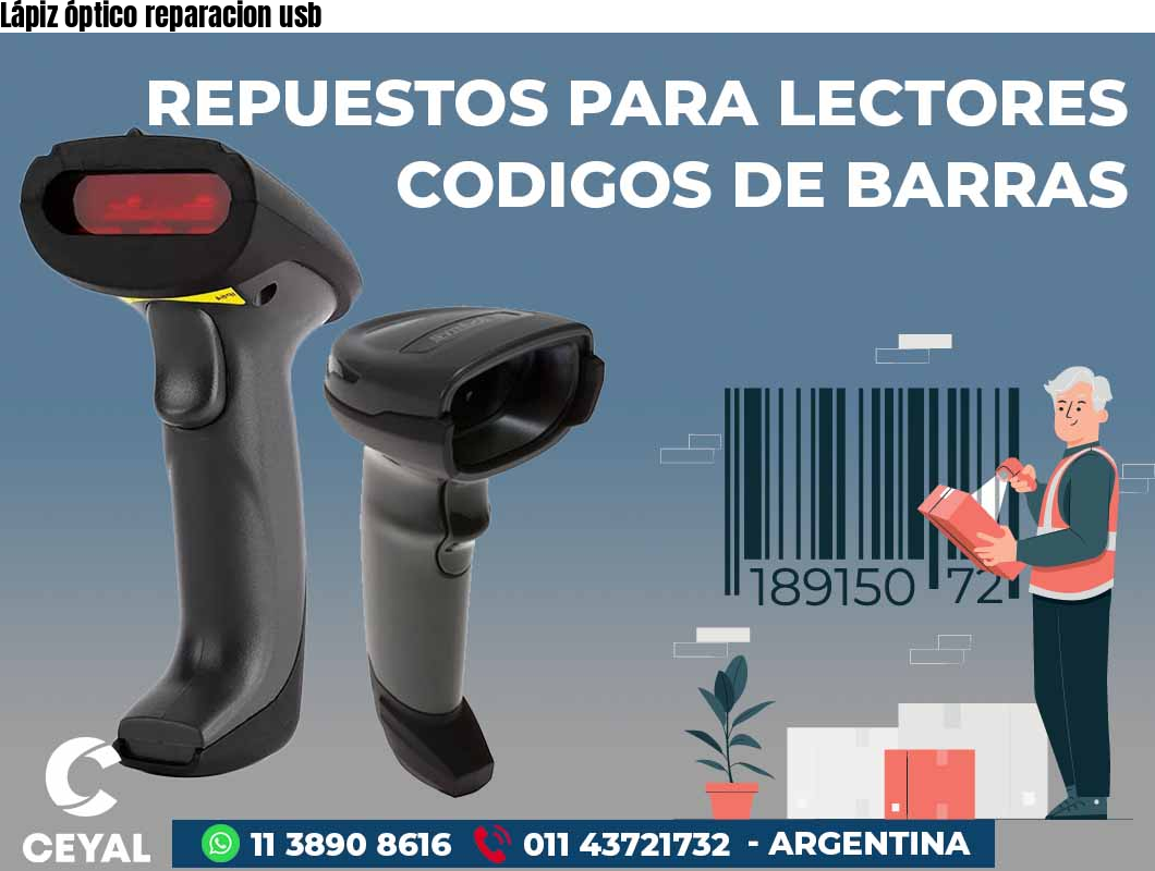 Lápiz óptico reparacion usb