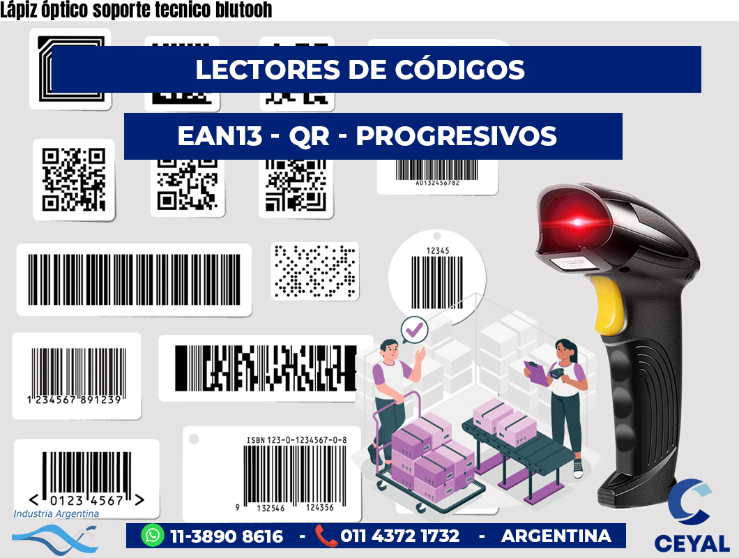 Lápiz óptico soporte tecnico blutooh