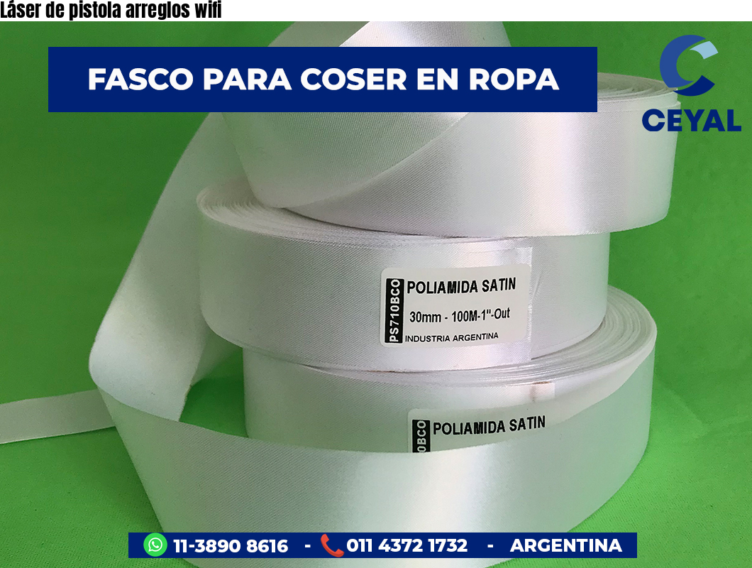 Láser de pistola arreglos wifi