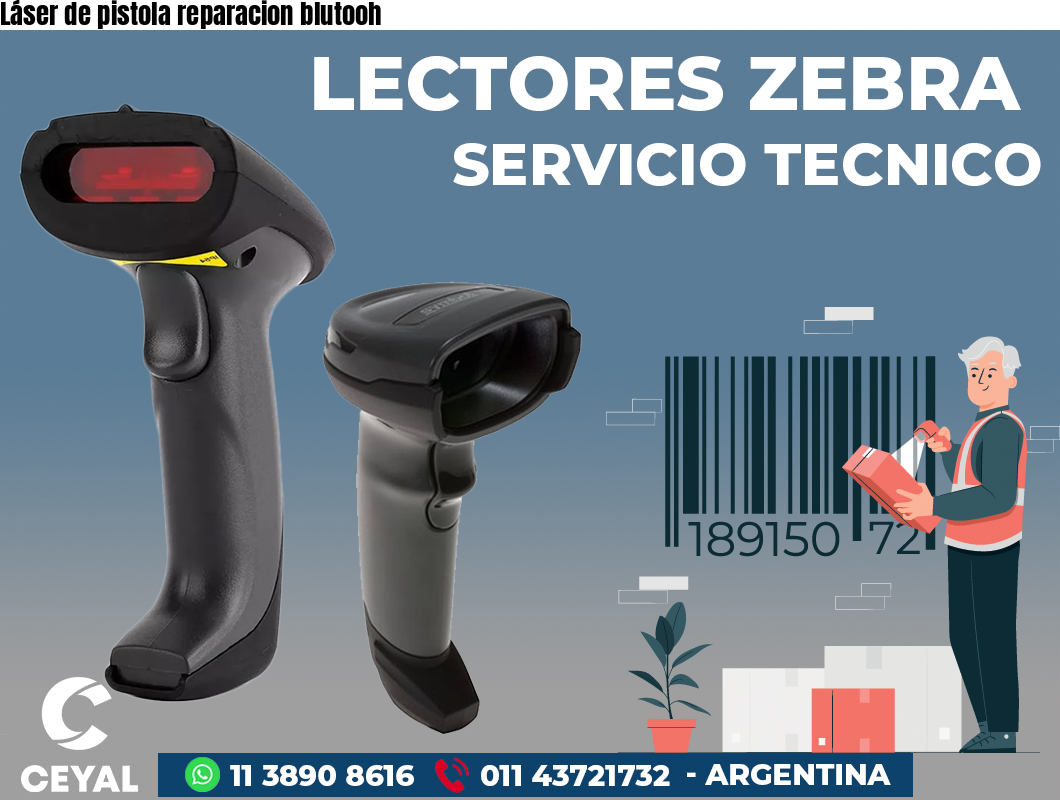 Láser de pistola reparacion blutooh