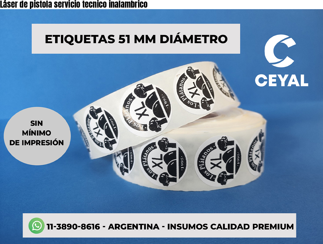 Láser de pistola servicio tecnico inalambrico