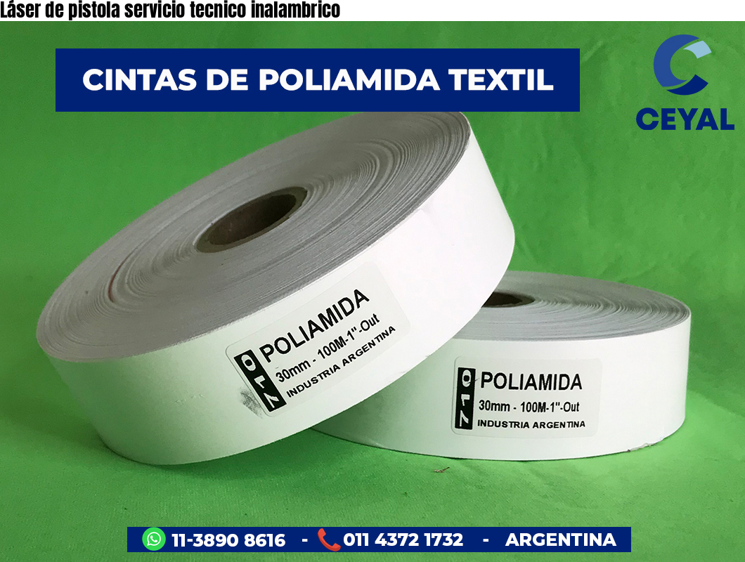 Láser de pistola servicio tecnico inalambrico