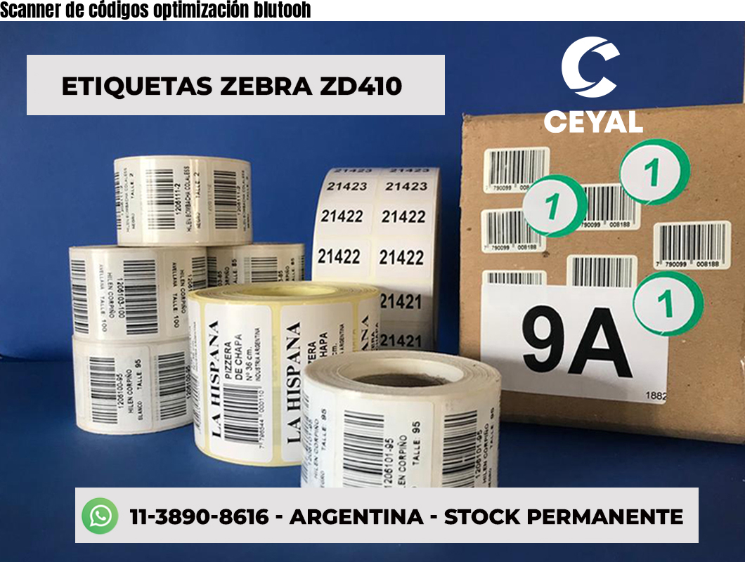 Scanner de códigos optimización blutooh