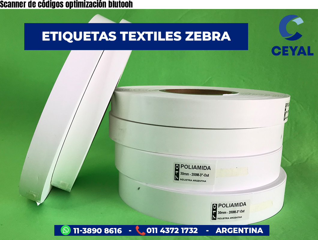 Scanner de códigos optimización blutooh