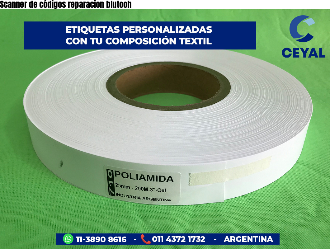 Scanner de códigos reparacion blutooh