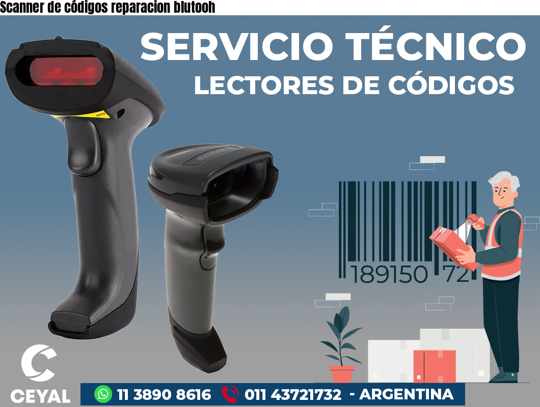 Scanner de códigos reparacion blutooh