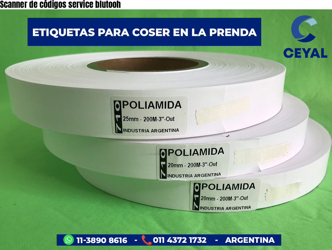 Scanner de códigos service blutooh