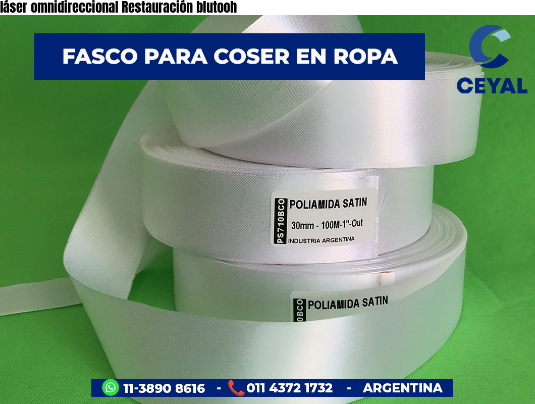 láser omnidireccional Restauración blutooh