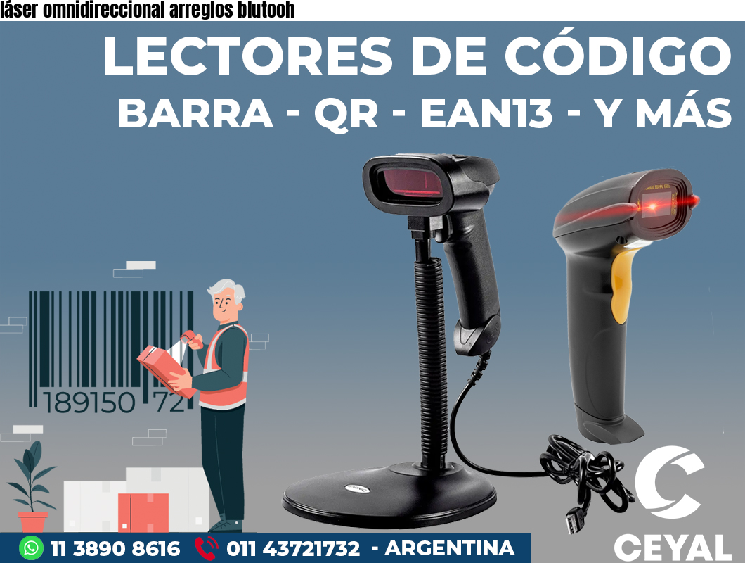láser omnidireccional arreglos blutooh