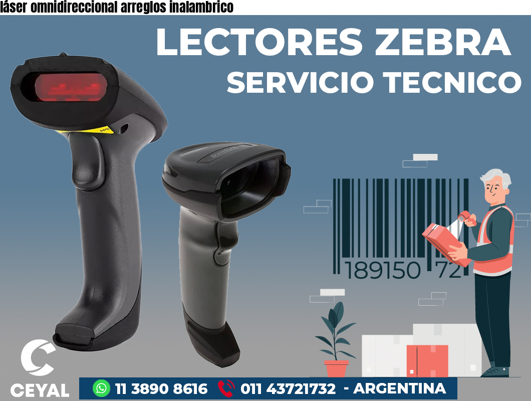 láser omnidireccional arreglos inalambrico