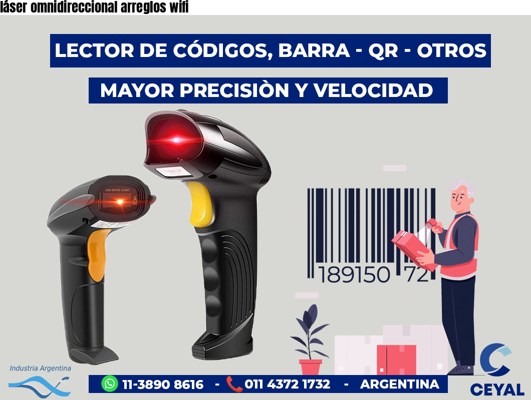 láser omnidireccional arreglos wifi