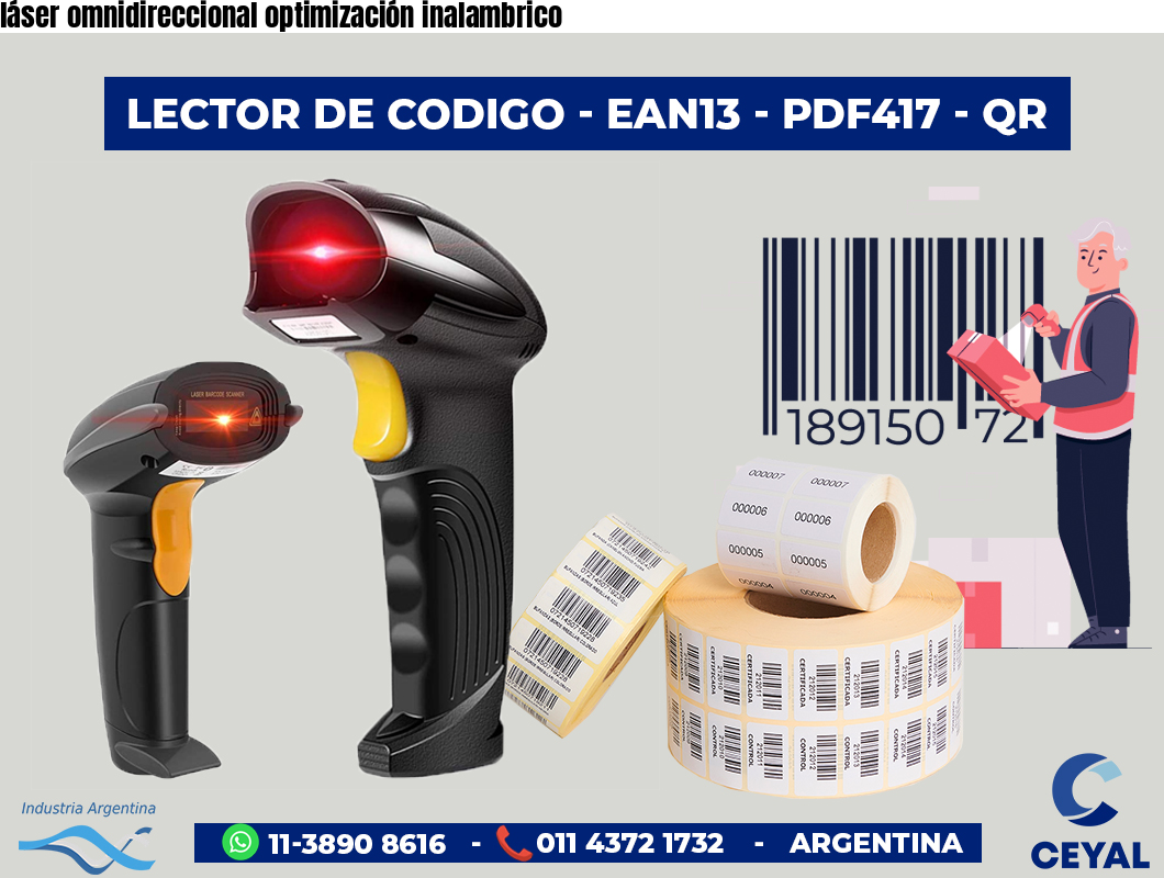 láser omnidireccional optimización inalambrico