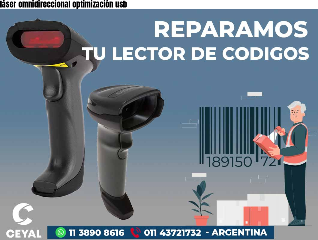 láser omnidireccional optimización usb