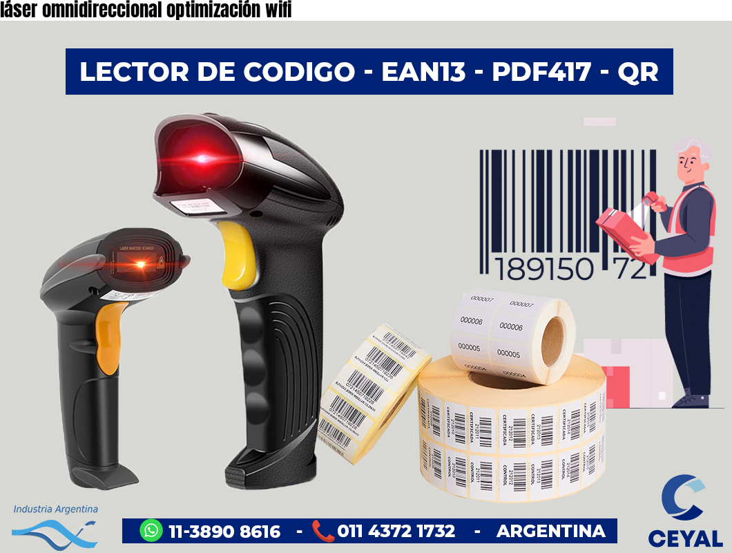 láser omnidireccional optimización wifi