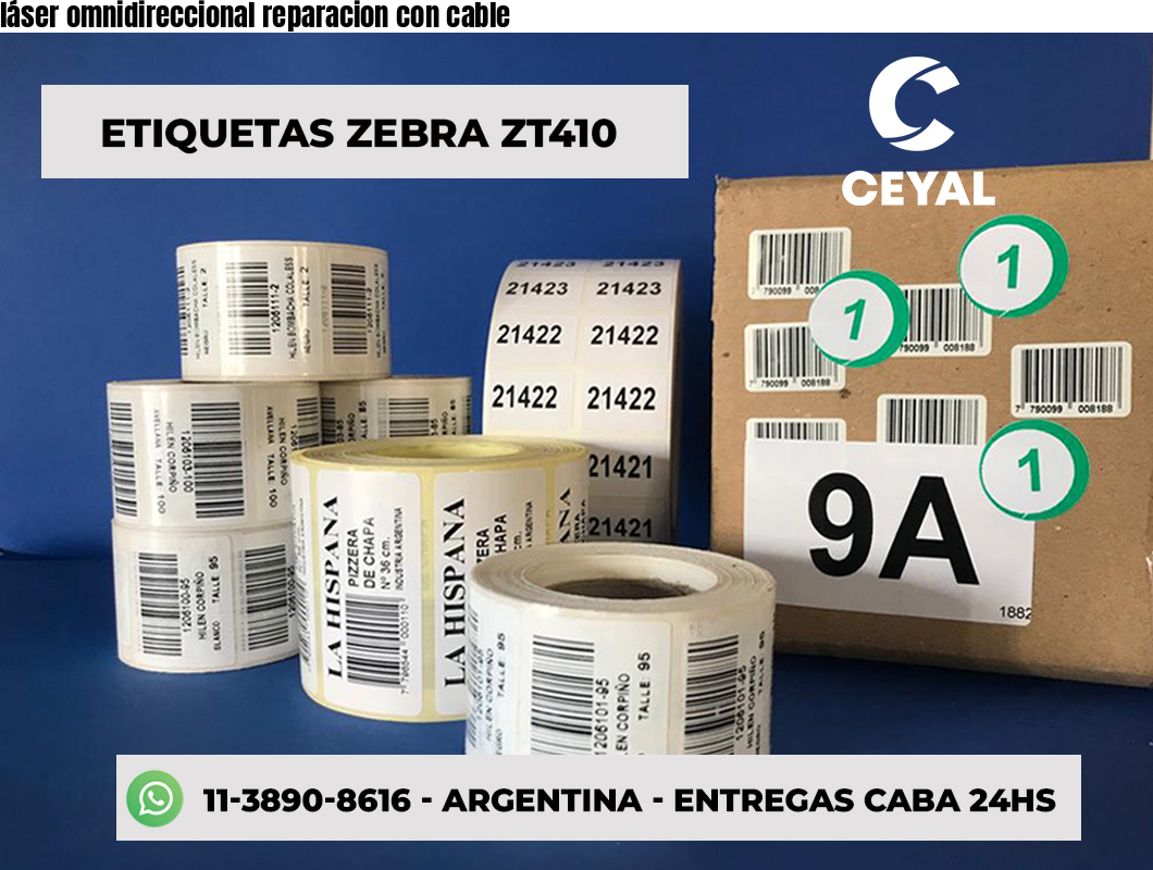 láser omnidireccional reparacion con cable
