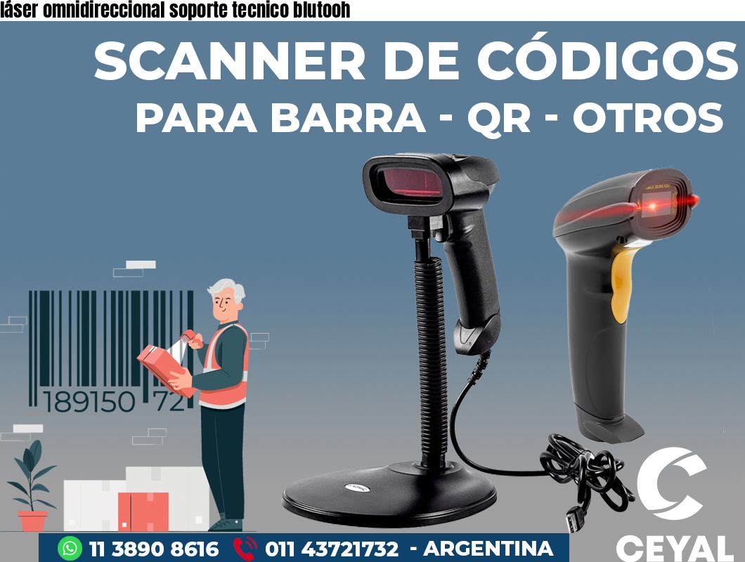 láser omnidireccional soporte tecnico blutooh