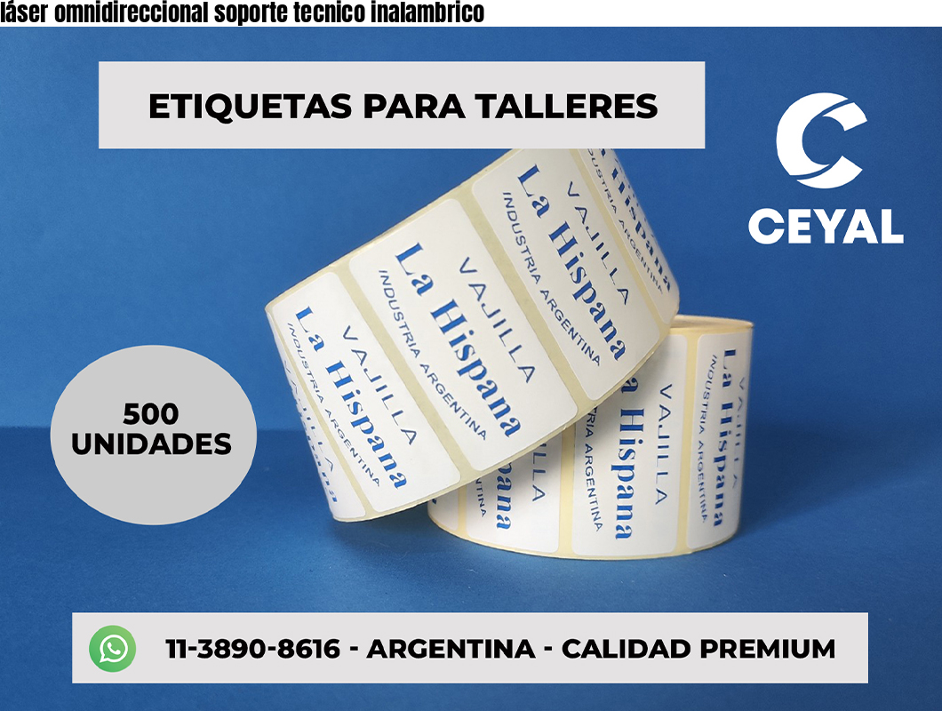 láser omnidireccional soporte tecnico inalambrico