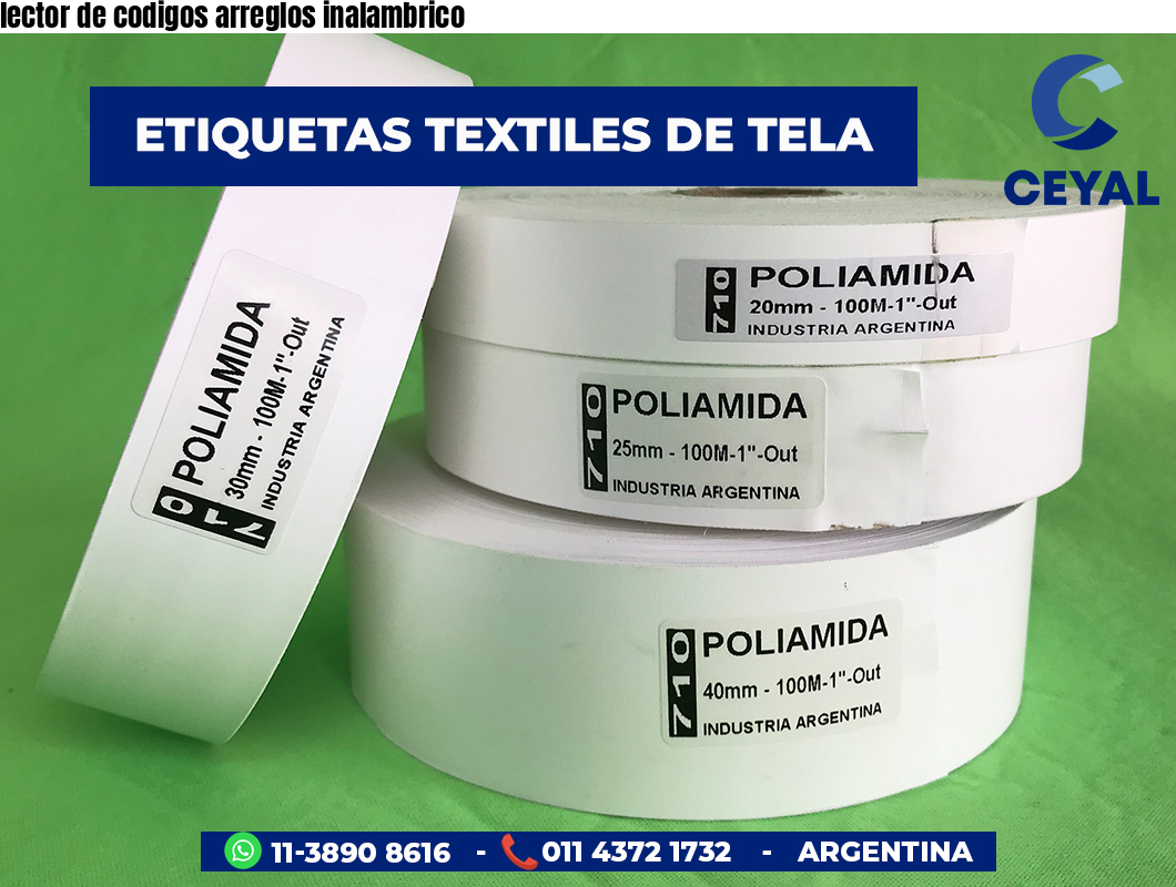 lector de codigos arreglos inalambrico