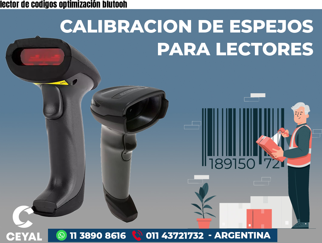 lector de codigos optimización blutooh