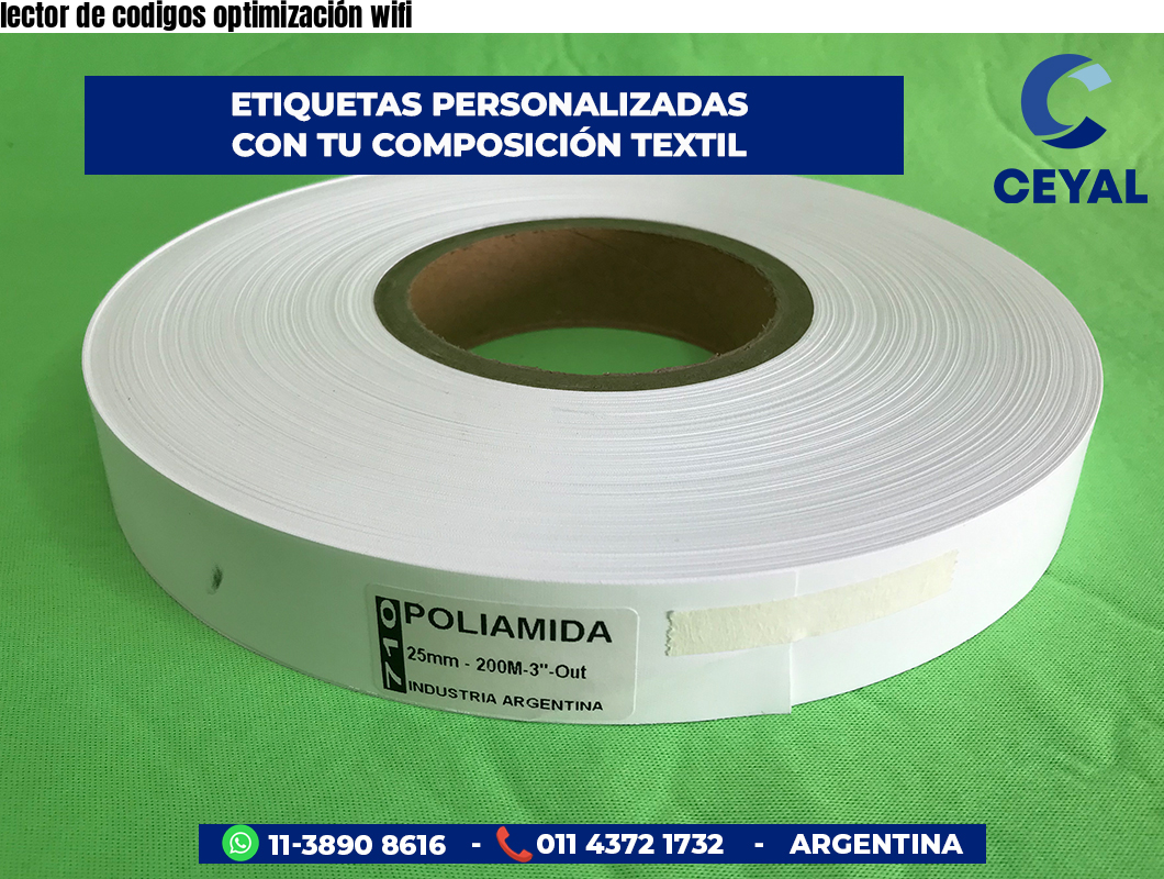 lector de codigos optimización wifi