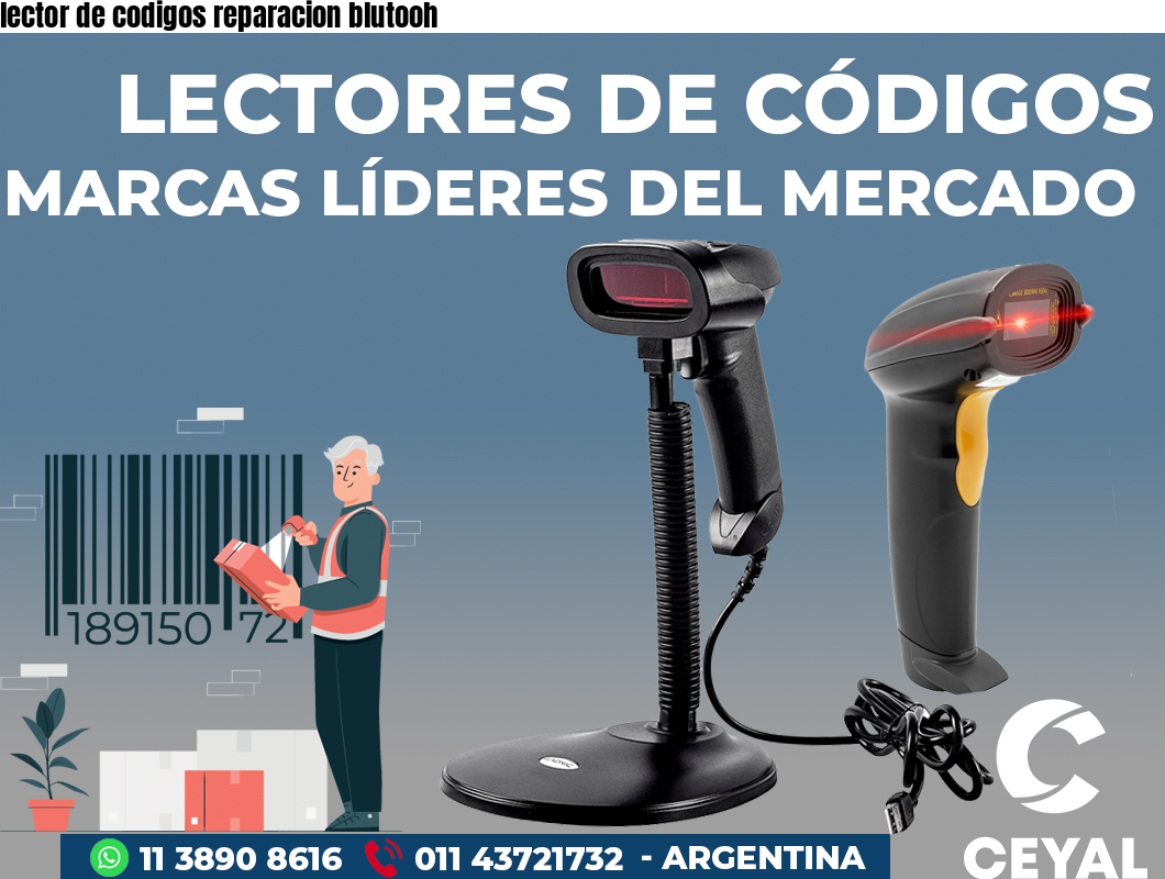 lector de codigos reparacion blutooh