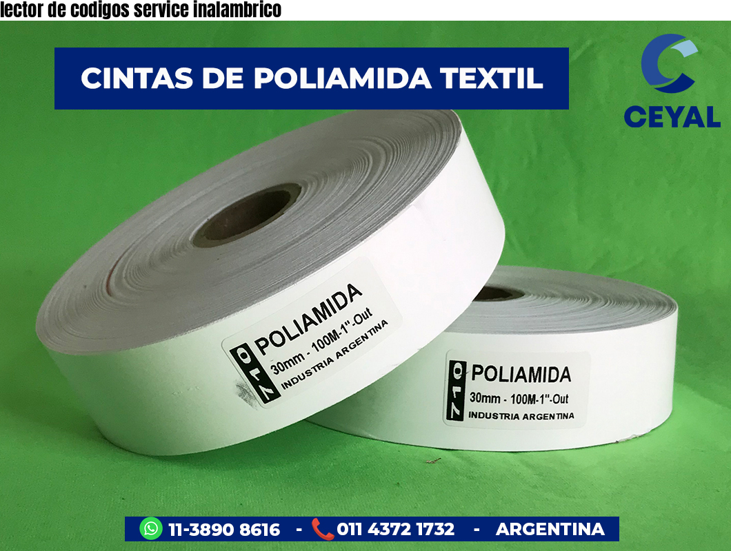 lector de codigos service inalambrico