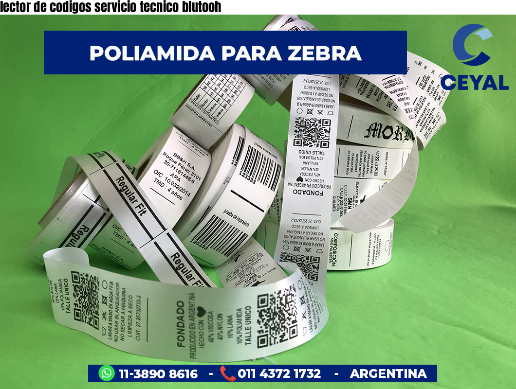 lector de codigos servicio tecnico blutooh