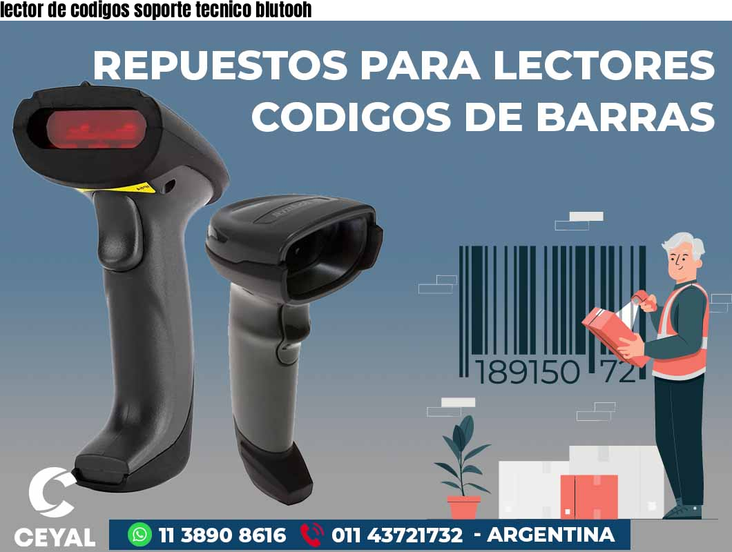 lector de codigos soporte tecnico blutooh