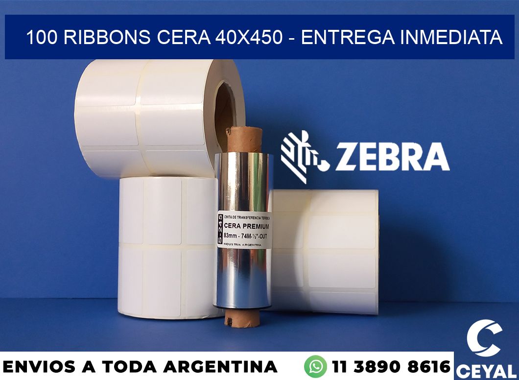 100 Ribbons cera 40x450 - Entrega inmediata