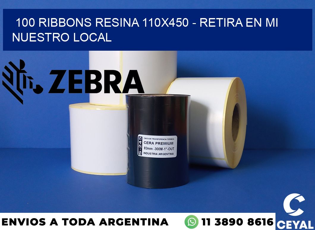 100 Ribbons resina 110x450 - retira en mi nuestro local