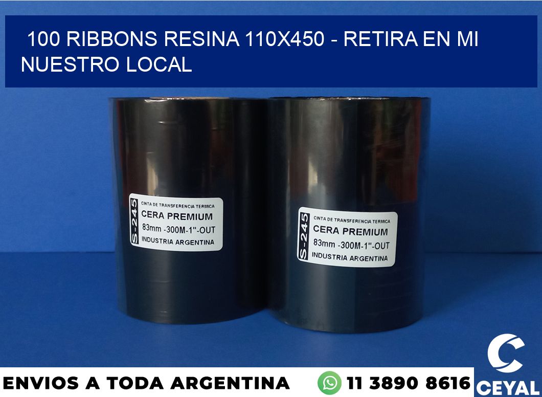 100 Ribbons resina 110×450 – retira en mi nuestro local
