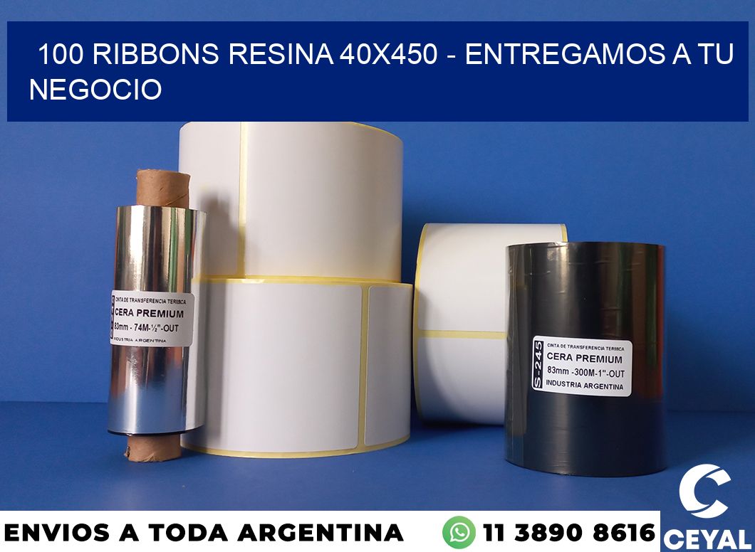 100 Ribbons resina 40×450 – entregamos a tu negocio