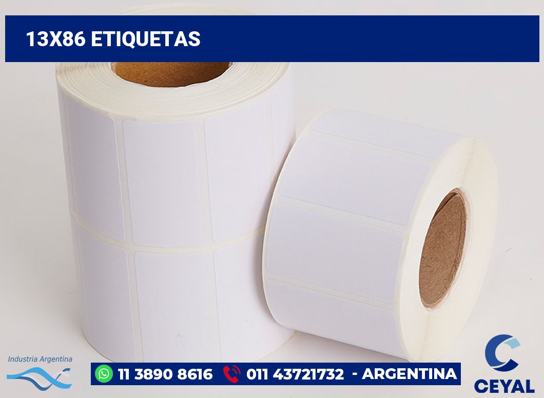 13x86 Etiquetas
