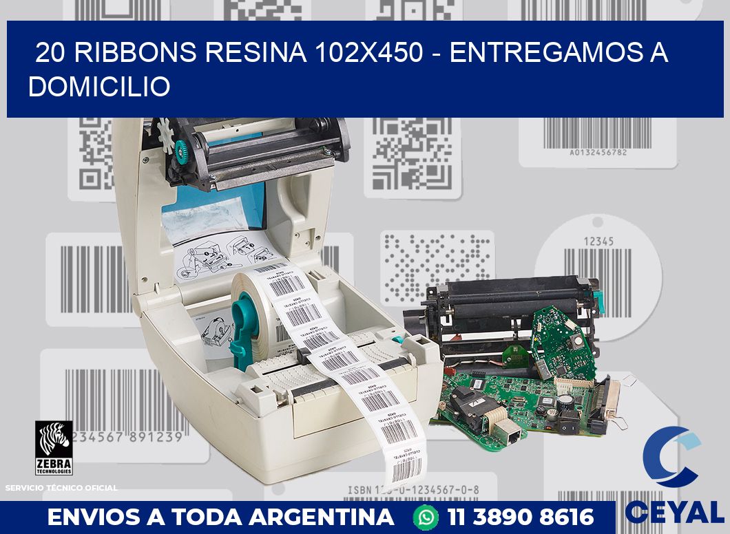 20 Ribbons resina 102x450 - entregamos a domicilio