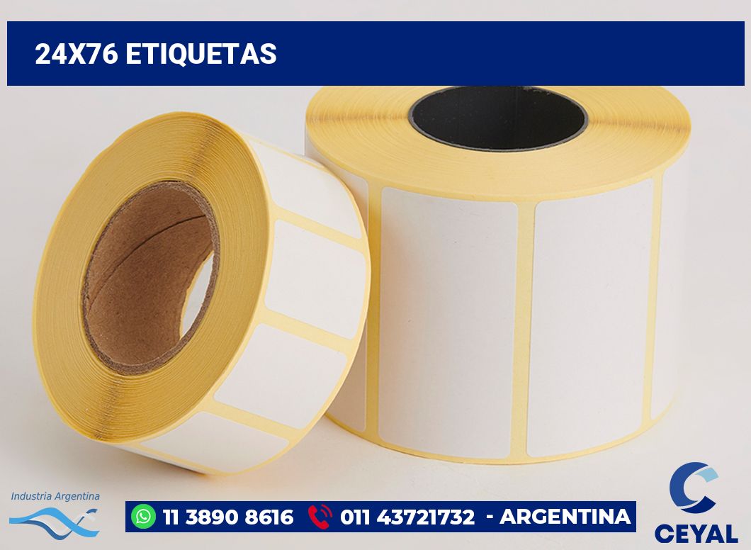 24x76 Etiquetas