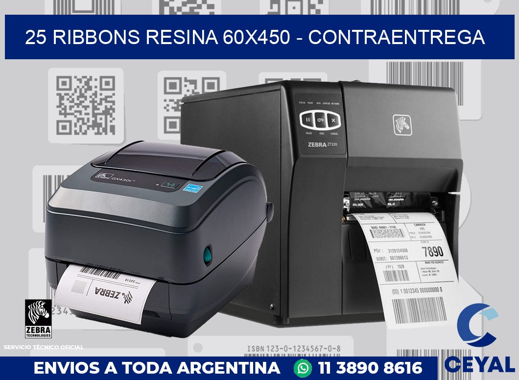 25 Ribbons resina 60x450 - contraentrega