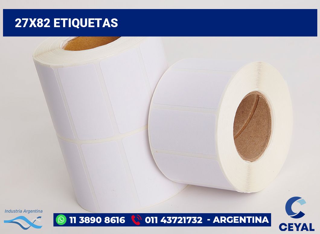 27x82 Etiquetas