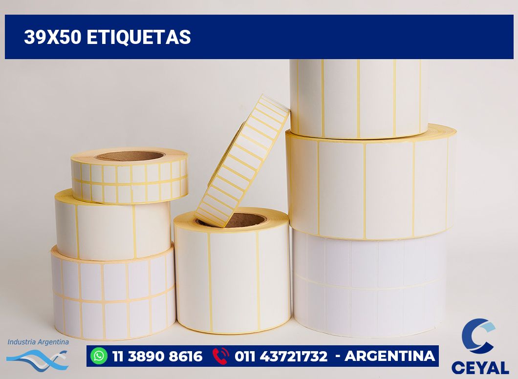 39x50 Etiquetas